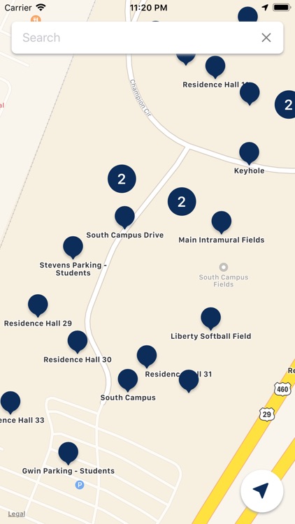 Liberty Campus Maps