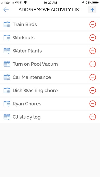 ACTIVITY LIST TRACKER screenshot-3