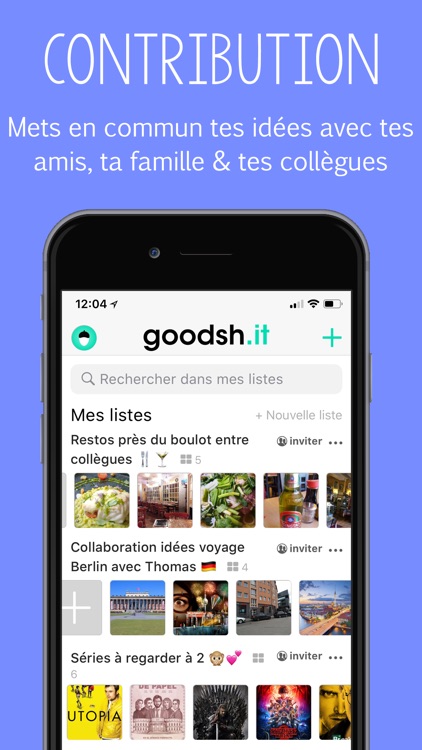 goodsh.it, liste collaborative