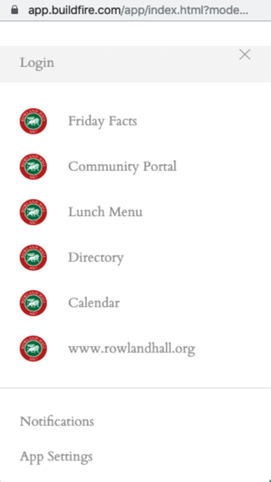 Rowland Hall App screenshot 2