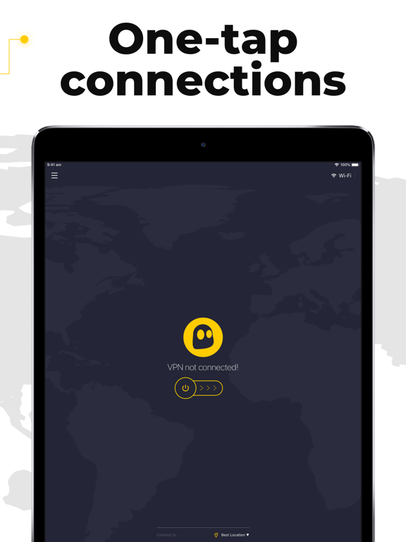iPad Image of CyberGhost VPN & WiFi Proxy