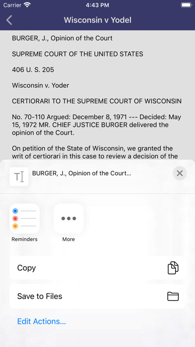 How to cancel & delete Historic Supreme Court Decisions from iphone & ipad 4