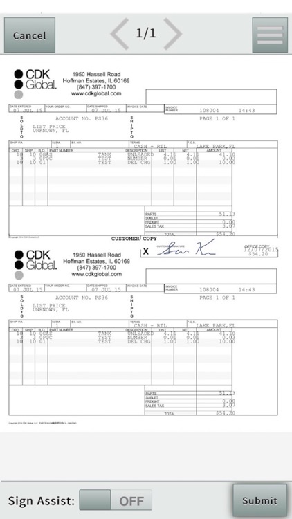 CDK eSignature