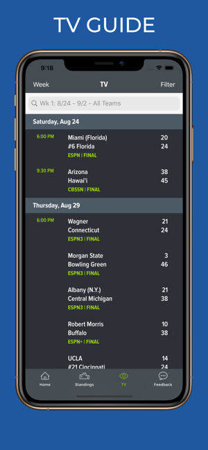 Connecticut Football Schedules(圖7)-速報App