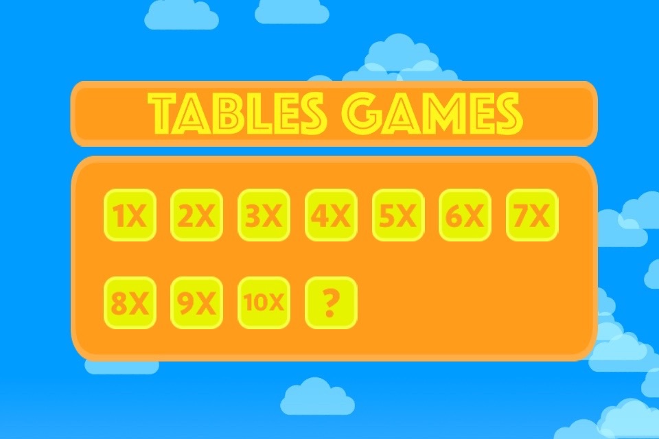 Multiplication Tables Game screenshot 3