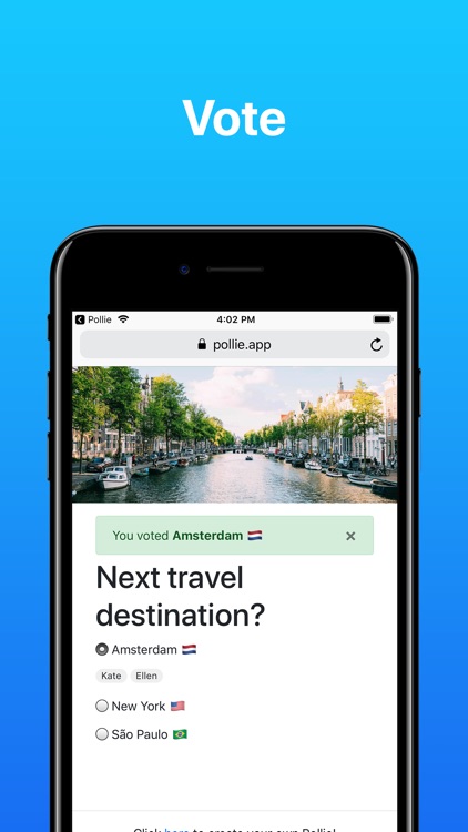 Pollie: Create Polls