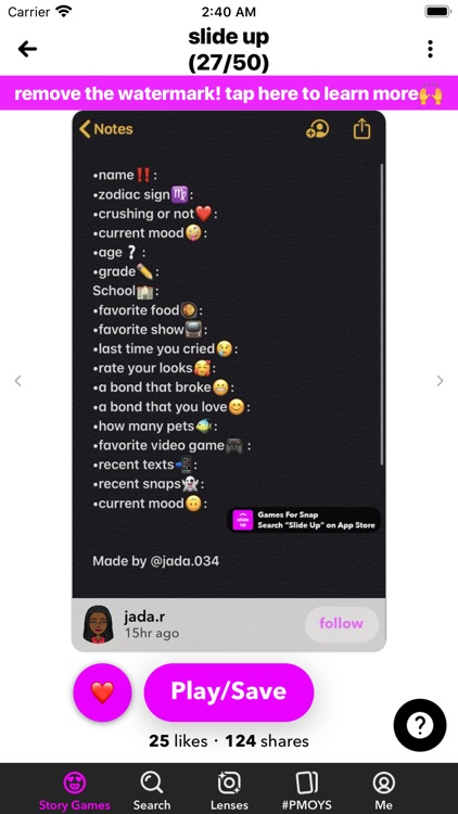 Slide Up - Lenses & Fun Games! screenshot-3