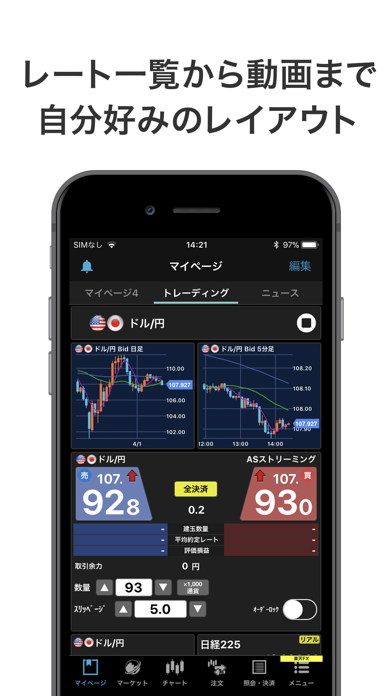 iSPEED FX - 楽天証券のFXアプリ ScreenShot3