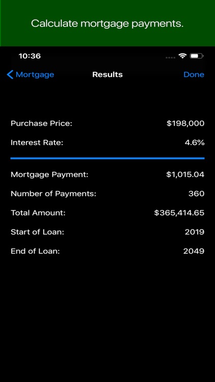 Mortgage Debt Calculator