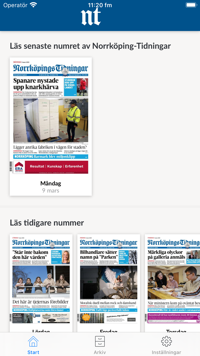 E-tidning NT