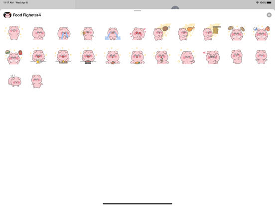 Screenshot #5 pour Food Figheter4 - sticker