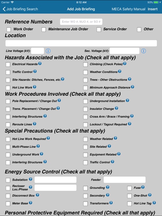 HCE Job Briefing