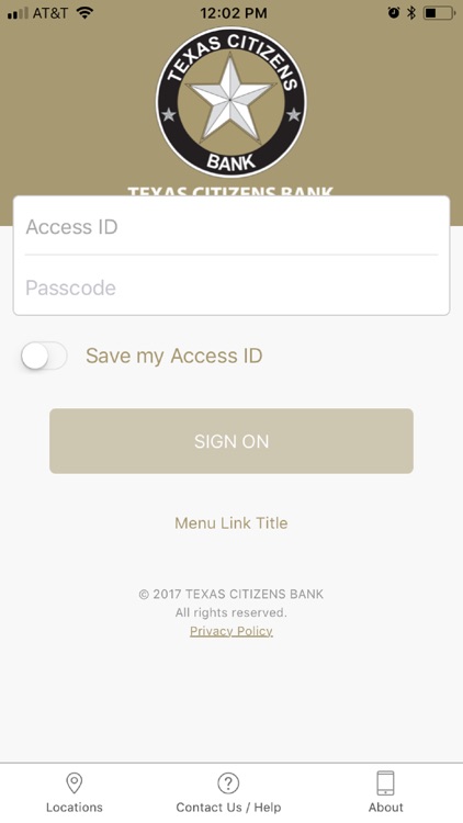 Texas Citizens Bank Biz