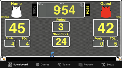 Basketball Scoreboard Pro screenshot 3