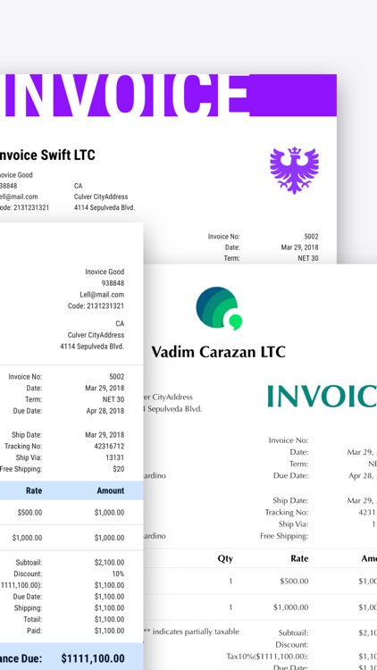 Swift Invoice - Invoice Maker screenshot-5