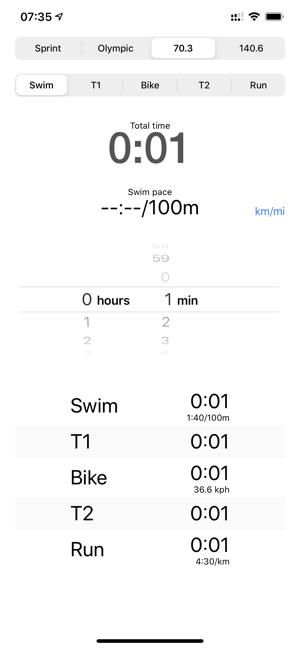 Fast Triathlon Calculator