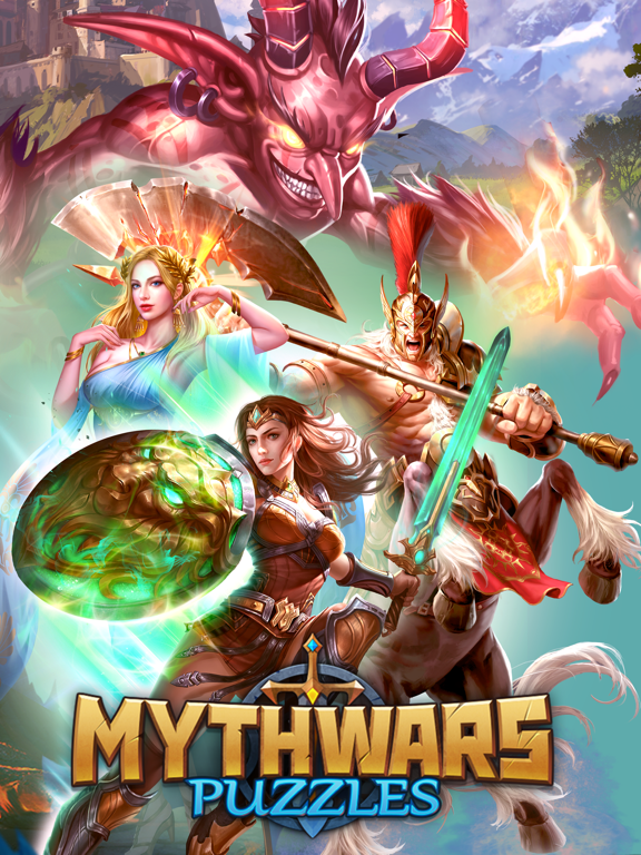 MythWars & Puzzles:RPG Match 3 на iPad