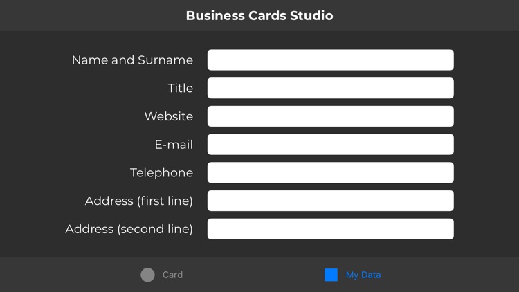 Business Cards Studio