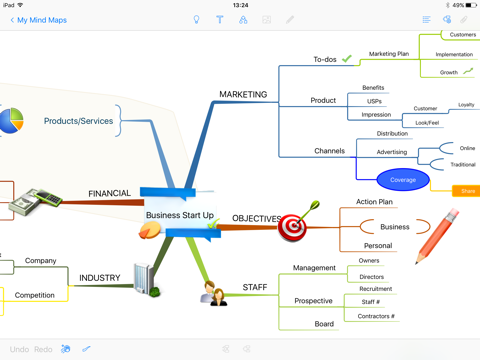 iMindMap HD screenshot 2