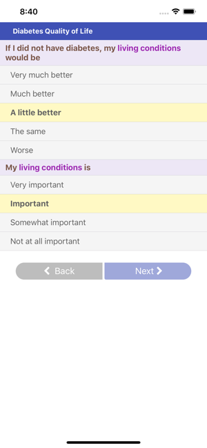 Diabetes Quality of Life(圖2)-速報App