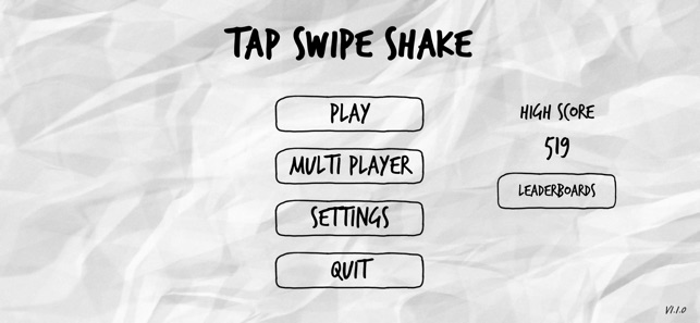 Tap Swipe Shake