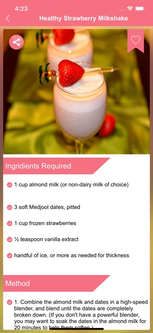 Milk Shake Recipe - Sugar Free(圖3)-速報App