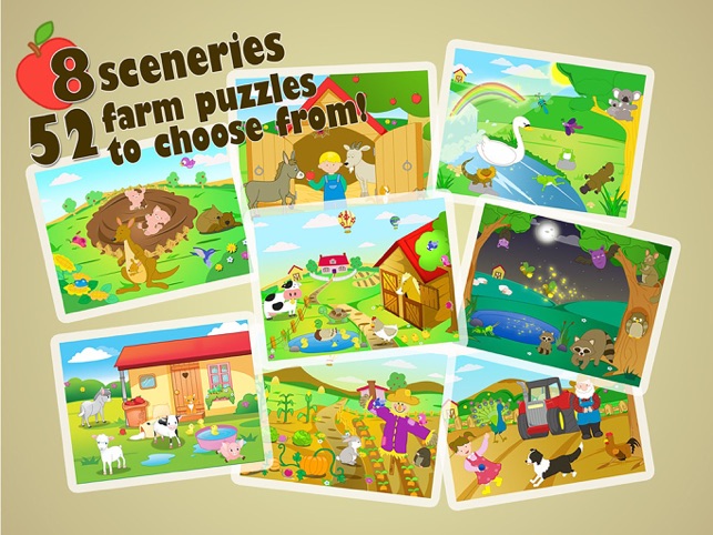 Farm Jigsaw Puzzles 123 iPad(圖5)-速報App