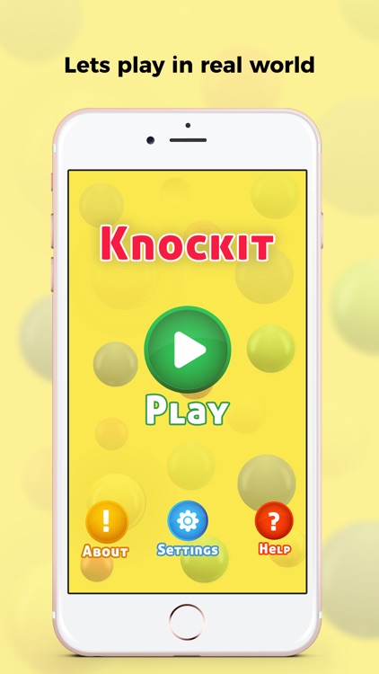 Knockit AR - Smash Ball game