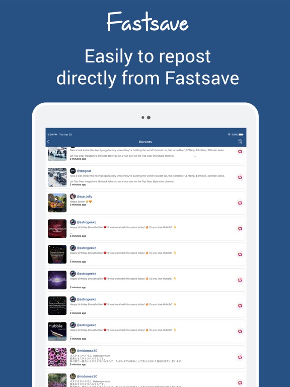 Fastsave - Repost photo videosのおすすめ画像2