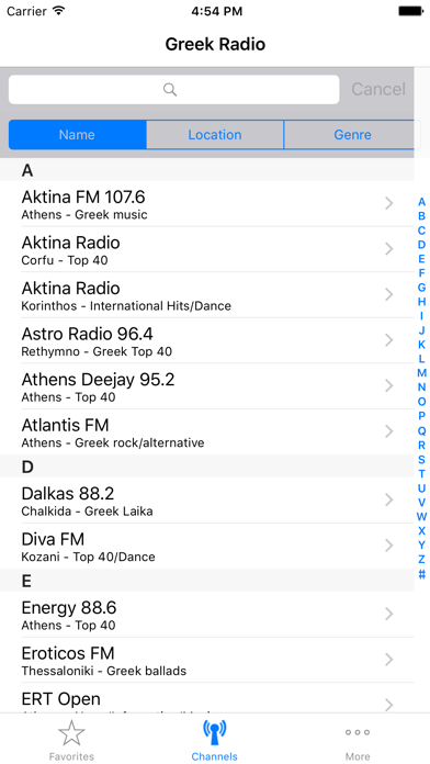 Greek Radio Screenshot 1