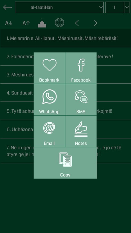 Albanian Quran Offline screenshot-3