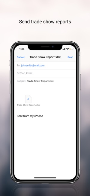 trade show scanner app iphone