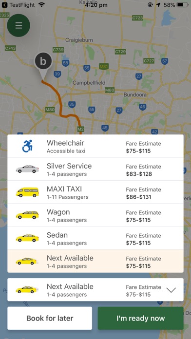 Shepparton Taxis screenshot 2