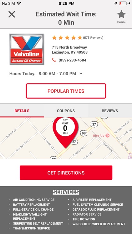 Valvoline Instant Oil Change