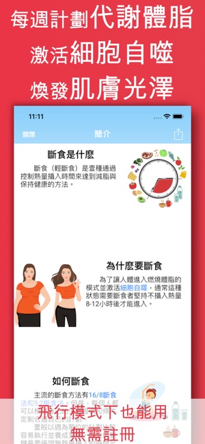 斷食計時器: 身體健康數據周報與身材管理(圖2)-速報App