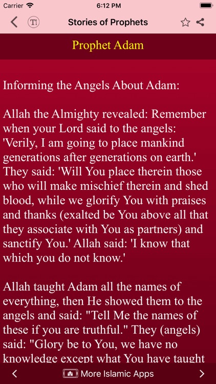 Stories of Prophets in Islam