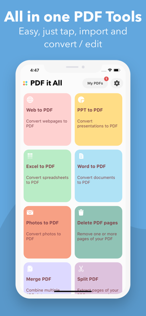 PDF it All Document Converter