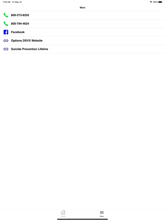 Screenshot #5 pour My Mobile Options