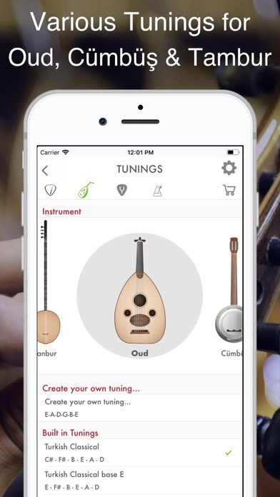 Oud, Tanbur & Cümbüş Tuner screenshot 2