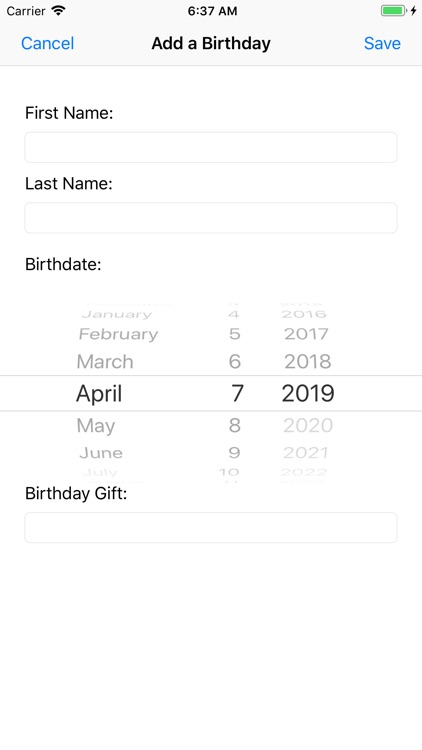 Birthday Reminder