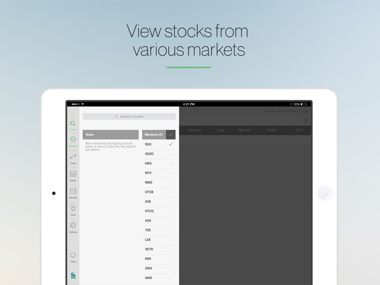 SC Mobile Trading (for Tablet)