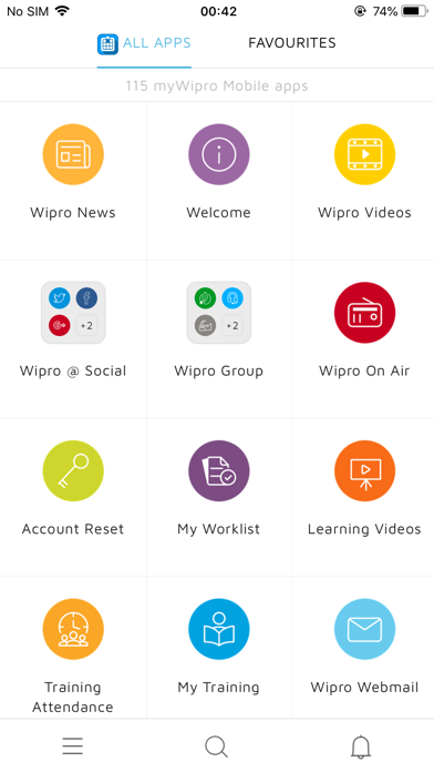 myWipro Mobile screenshot 2