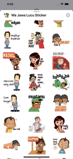 Wa Jawa Lucu Sticker(圖4)-速報App