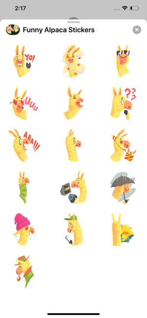 New Funny Alpaca Stickers(圖3)-速報App