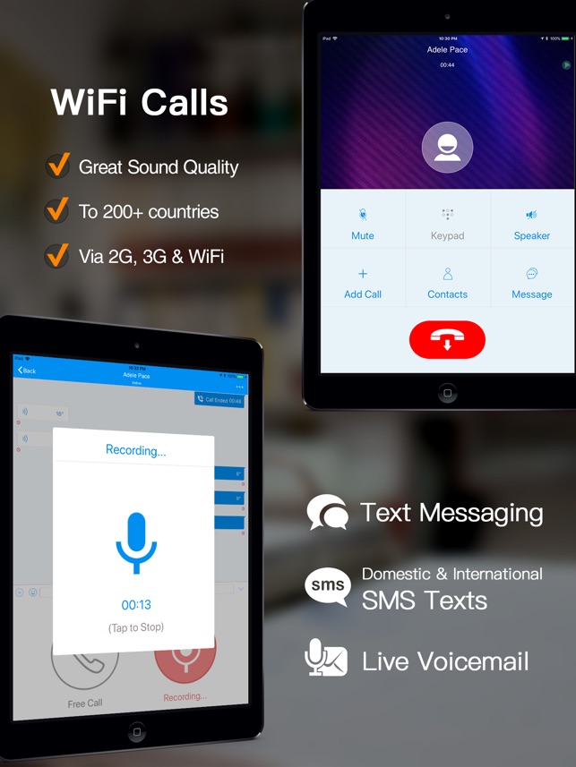 iphone free call tap in software