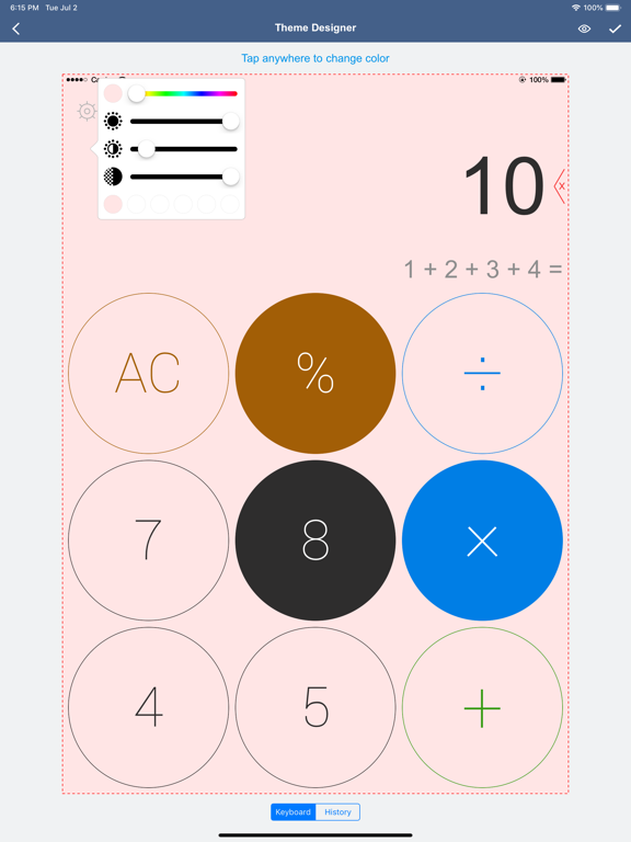 Voice Calculator HD+ screenshot