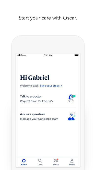 Oscar Health screenshot