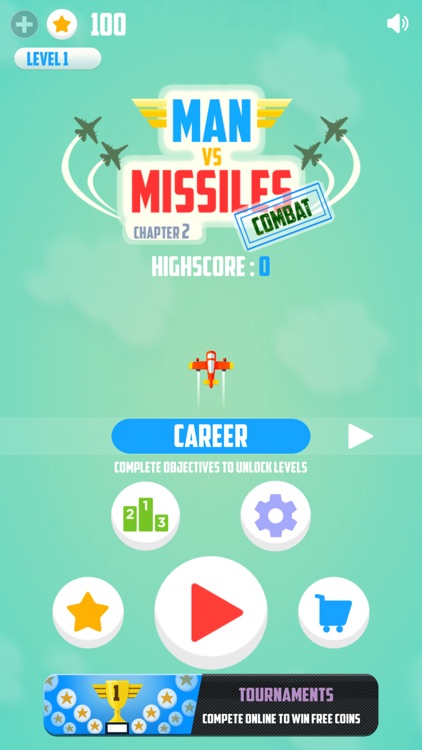 Man Vs. Missiles: Combat screenshot-0