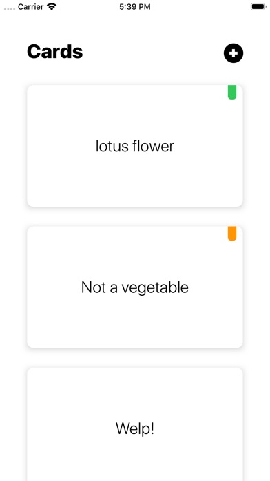 【图】Cards App – Thoughts Memos(截图1)