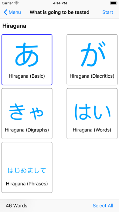 Japanese Test for beginners screenshot 2